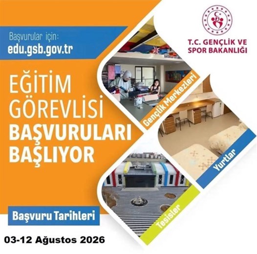 EĞİTİM GÖREVLİSİ VE ANTRENÖR BAŞVURULARI BAŞLIYOR